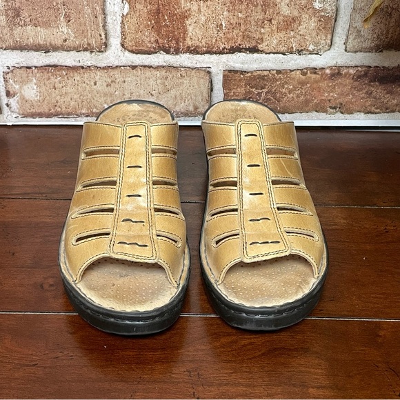 Josef Seibel tan Leather Eliza Slide Size EU 38 (US 7.5) - Picture 2 of 9
